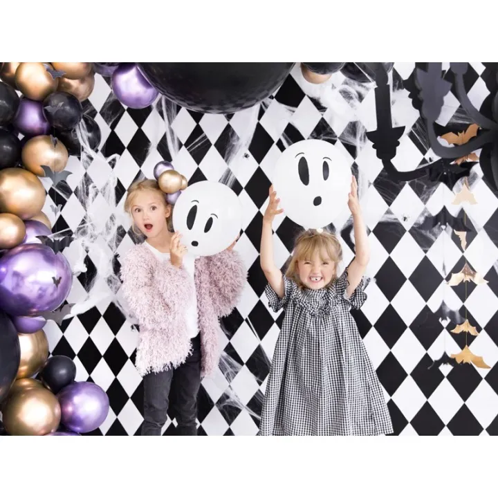 Balloons BOO with UV Light, 3 Pieces, Halloween Balloons for Your Party