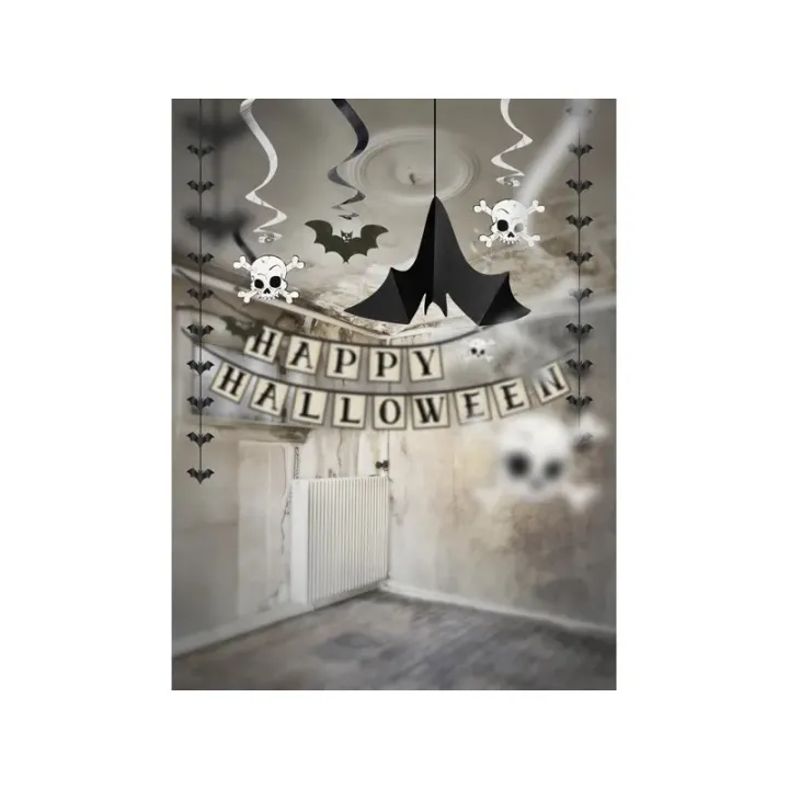 Hanging decoration bats - 3 pieces for Halloween