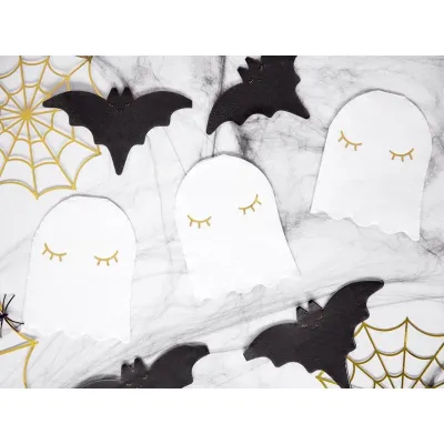 Spinnennetz Dekoration gold, 3 Stück - Halloween Tischdeko