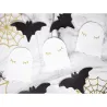 Spider web decoration gold, 3 pieces - Halloween table decoration