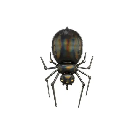 Foil balloon spider 60 x 101 cm as perfect Halloween decoration