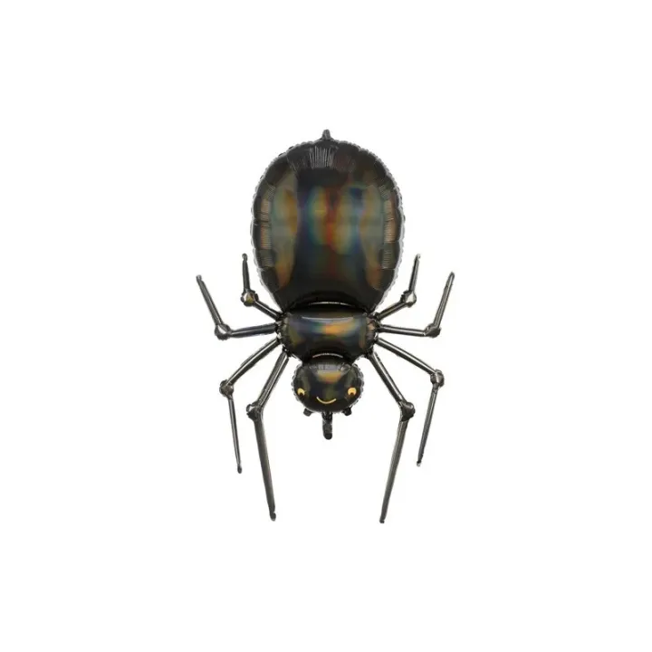 Folienballon Spinne 60 x 101 cm als perfekte Halloweendekoration