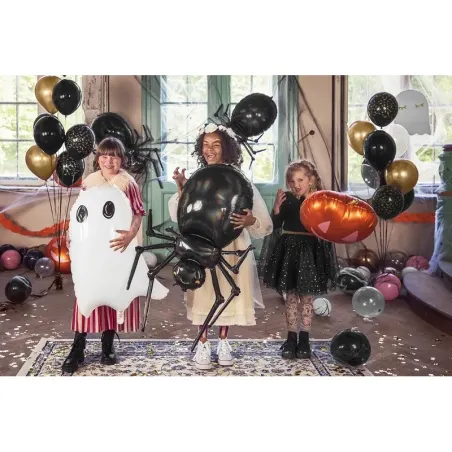 Foil balloon spider 60 x 101 cm as perfect Halloween decoration