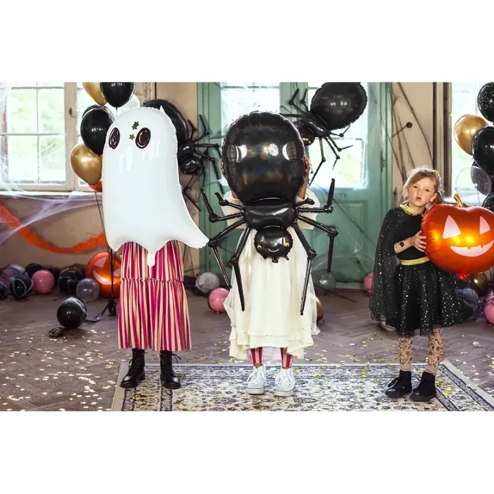 Foil balloon spider 60 x 101 cm as perfect Halloween decoration