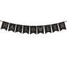 Guirlande fanions noir et or Halloween pour une décoration Halloween élégante