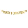 Garland Merry Christmas Gold 10.5 x 150 cm - Christmas garland