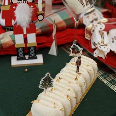 Cake topper Christmas Time - 12 motivi natalizi per dolci dessert