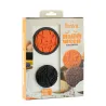 Halloween Cookie cutter with pumpkin and spider web Embosser, 3-piece