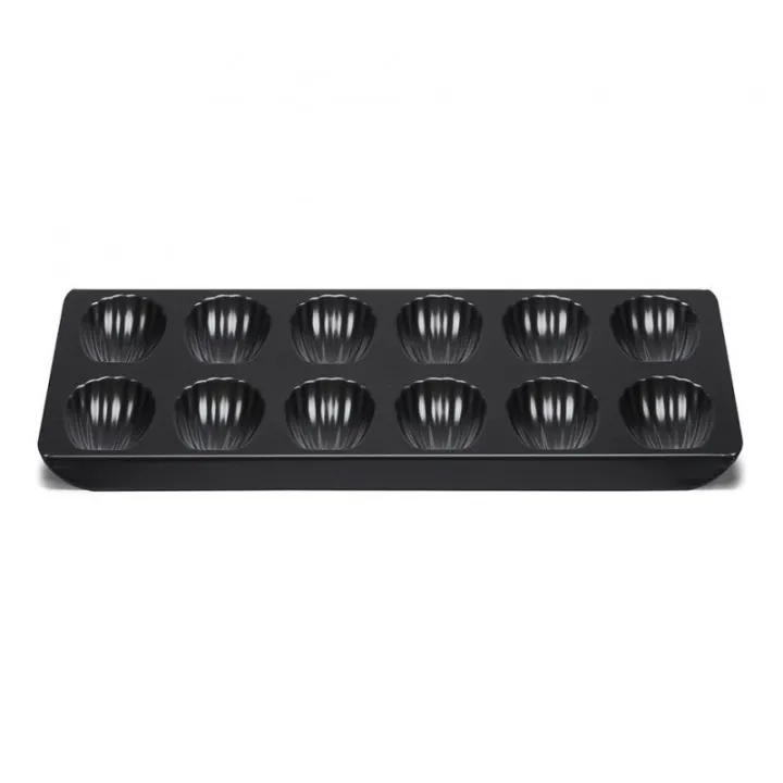 Backform für 12 Madeleines - Backe Küchlein in perfekter Muschelform