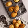 Stampo per 12 Madeleine - Cuoci Pasticcini in perfetta forma a conchiglia