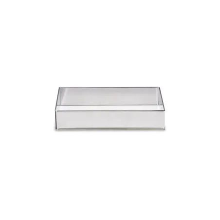 Telaio da cottura in acciaio inox estensibile 46x32 cm per torte e dolci rettangolari