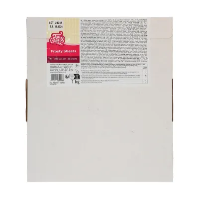 Fondantpapier A4 25 Stück - essbares Tortenfoto-Papier
