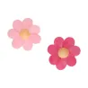 Fleurs en Papier à manger roses 8 pièces - Fleurs pour gâteaux