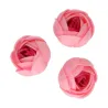 Pink peonies made of Edible paper, 6 pieces