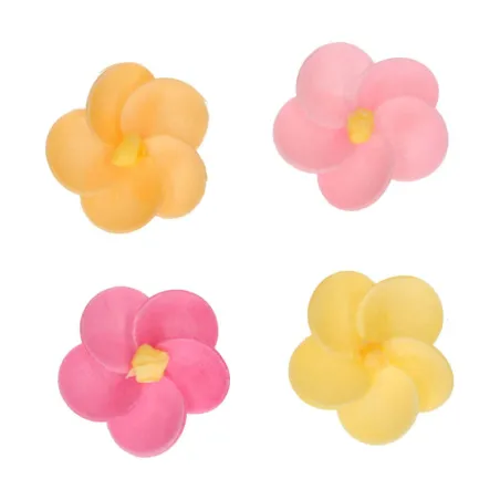 Primroses made of Edible paper, 12 pieces