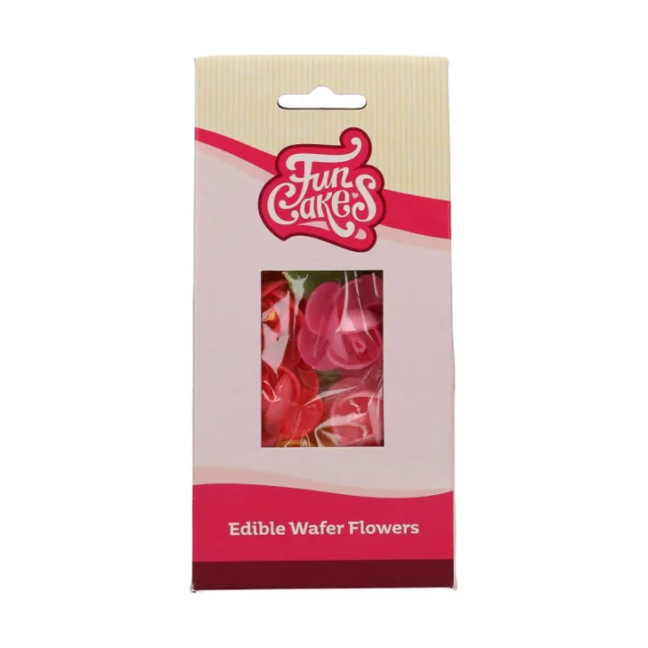 Rose con foglie di carta commestibile 15 pezzi - decorazione per torta commestibile