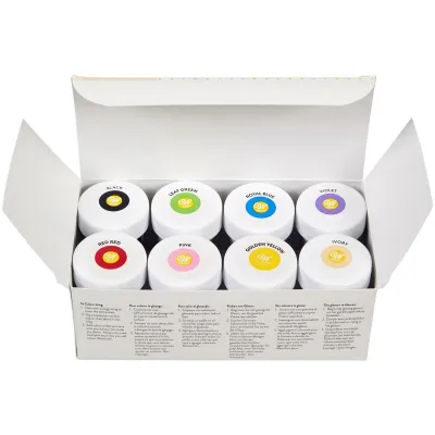 Wilton Set de gel-couleurs 8 couleurs - Colorant alimentaire