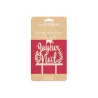 Wooden cake decoration Joyeux Noël - Cake topper Christmas