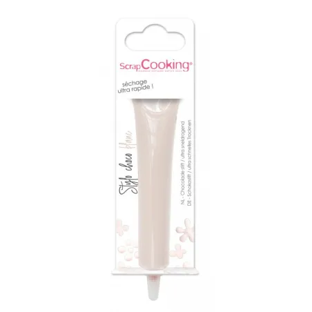 Chocolate flavour pen White – 25 g Writing chocolate for decorating and writing on baked goods | miniSchoggi