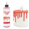 Drip Rot – 130 g Schokoladenglasur für Drip Cakes, Schriftzüge und Dekorationen in leuchtendem Rot | miniSchoggi
