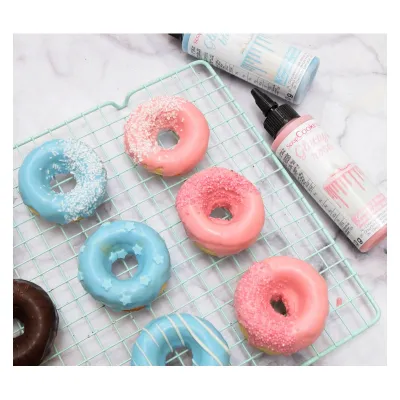 Drip Rosa – 130 g chocolate icing for drip cakes, lettering and decorations in vibrant pink | miniSchoggi