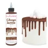 Drip Braun – 130 g Schokoladenglasur für Drip Cakes, Schriftzüge und Dekorationen in sattem Schokoladenbraun | miniSchoggi