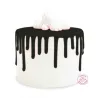 Drip Schwarz – 130 g glaçage au chocolat pour Drip Cake, Halloween et inscriptions en noir intense | miniSchoggi