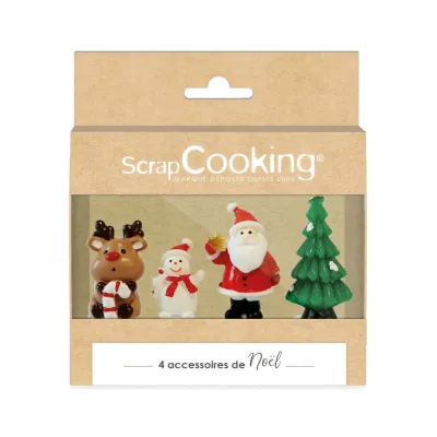 Cake topper Christmas friends - 4 sweet figures for cakes
