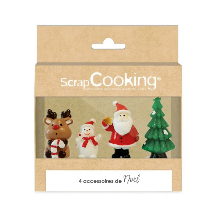 Cake topper Christmas friends - 4 sweet figures for cakes