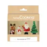 Cake topper Christmas friends - 4 sweet figures for cakes