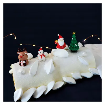 Cake topper Christmas friends - 4 sweet figures for cakes