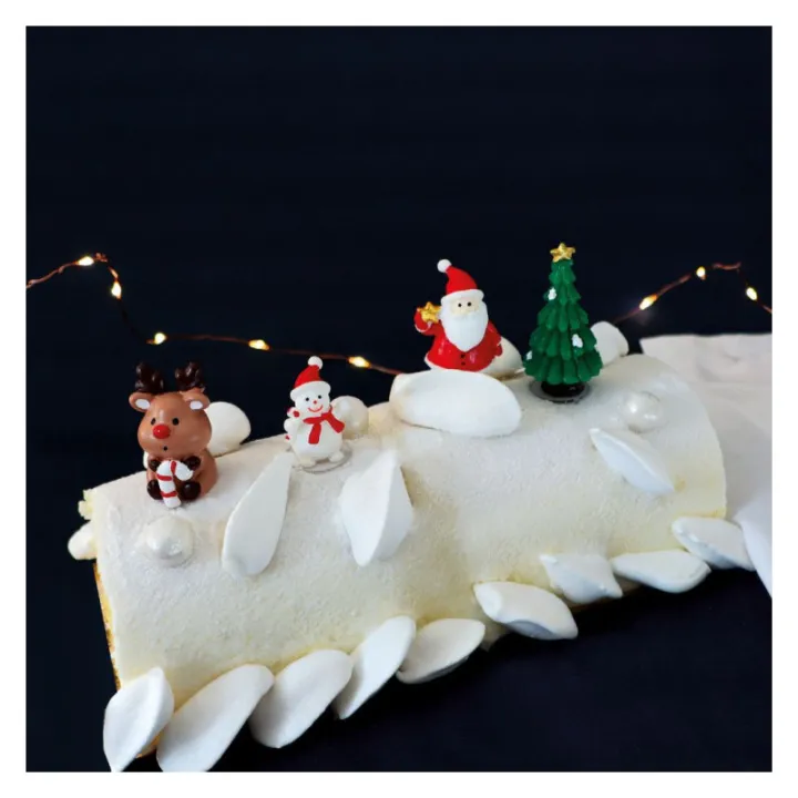 Cake topper Christmas friends - 4 sweet figures for cakes