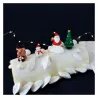 Cake Topper Weihnachts-Freunde - 4 süsse Figuren für Torten