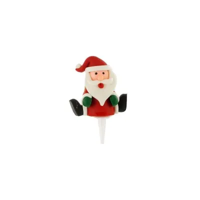 Cake Topper 3D Weihnachtsmann, schnelle Tortendeko für Weihnachten