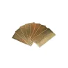 Golden cake bases for Christmas Yule log 29 x 10 cm, 5 pieces