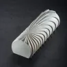 Curved Yule Log Silicone Mold for Festive Desserts