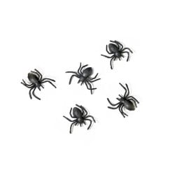 Dekoration Plastikspinnen, 10 Stück