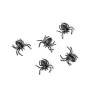 Plastic spider decoration figures 10 pieces - Table decoration Halloween