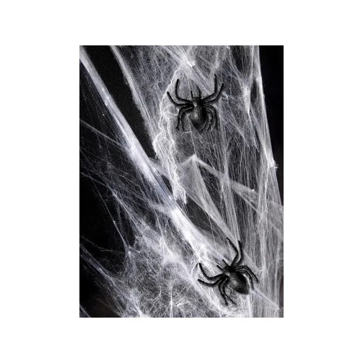 Figura decorativa ragni in plastica 10 pezzi - Decorazione tavolo Halloween