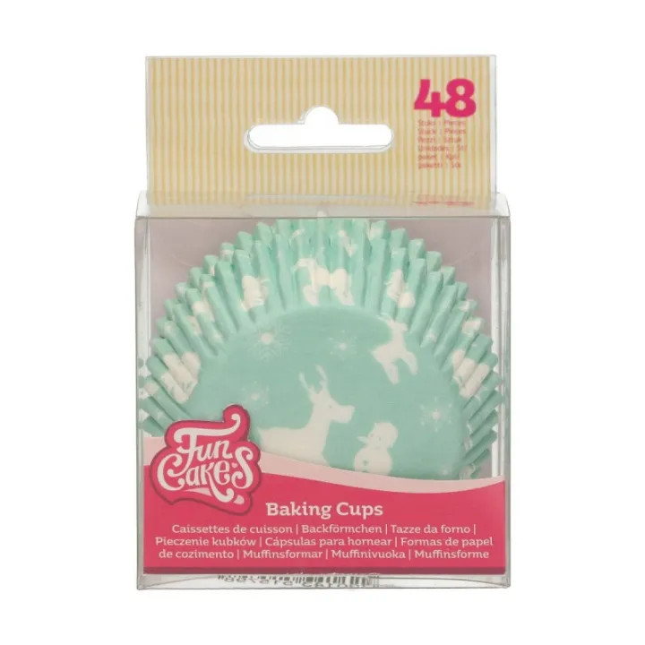 Moule à cupcakes Winterzauber pour desserts hivernaux