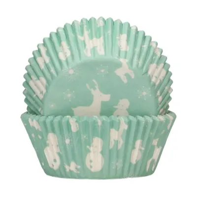 Cupcake Förmchen Winterzauber für winterliche Desserts