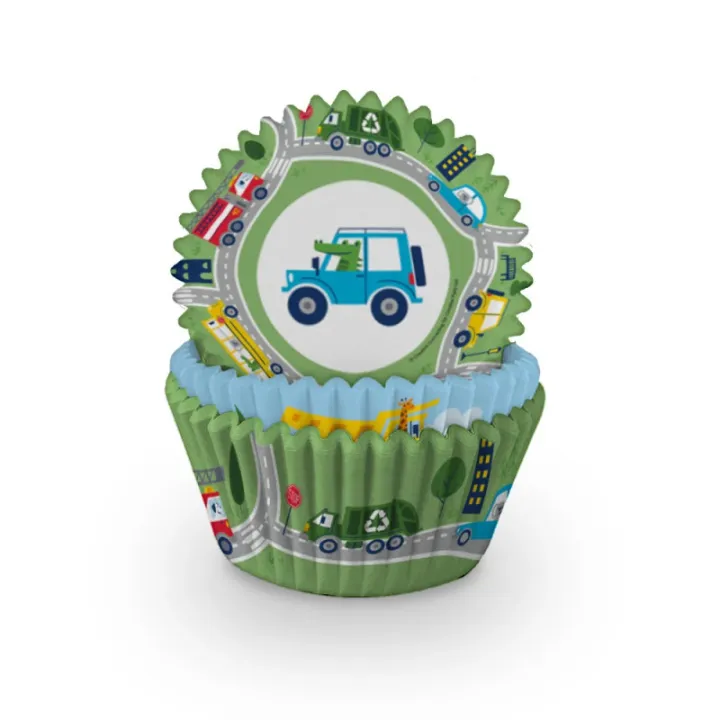 Transport vehicle Cupcakes molds