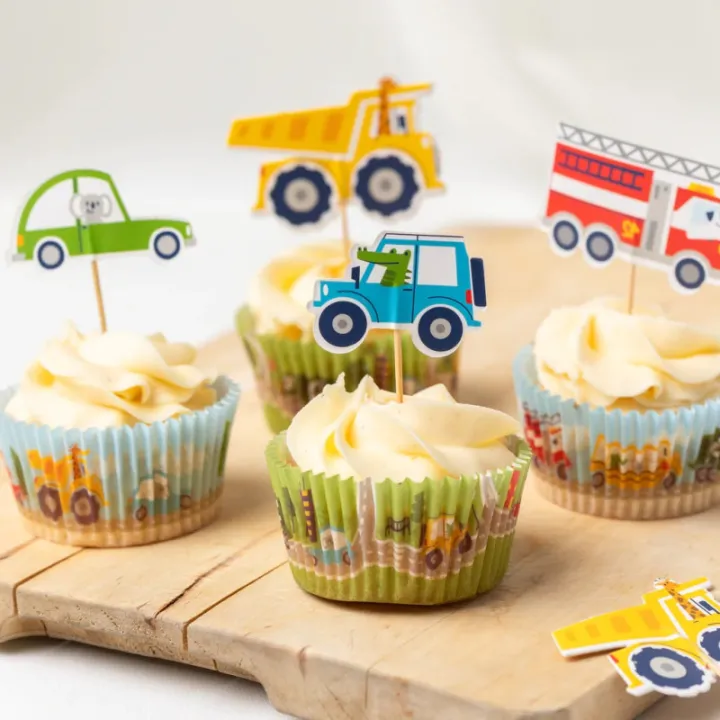 Transport vehicle Cupcakes molds