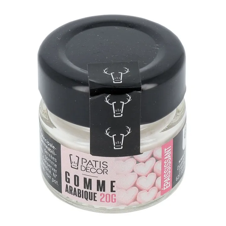 Gummiarabikum – 20 g essbares Verdickungsmittel für Dragées, Guimauve und Bonbons | miniSchoggi