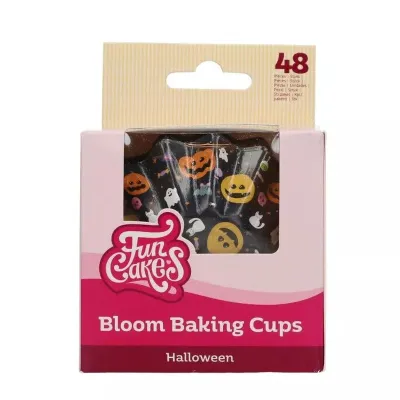 Cupcake Förmchen Happy Halloween, 48 Stück