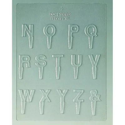 Schokoladenform Buchstaben N bis Z