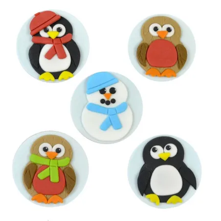 Set di tagliabiscotti pinguino mamma e bambino