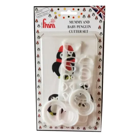 Penguin cookie cutter set mommy and baby