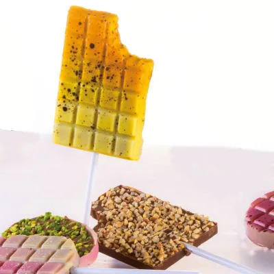 Stampo per cioccolato Lollipop tavoletta, 8 pezzi