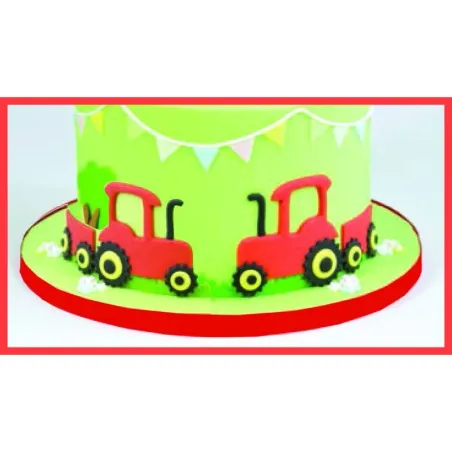 Tractor cookie cutter set